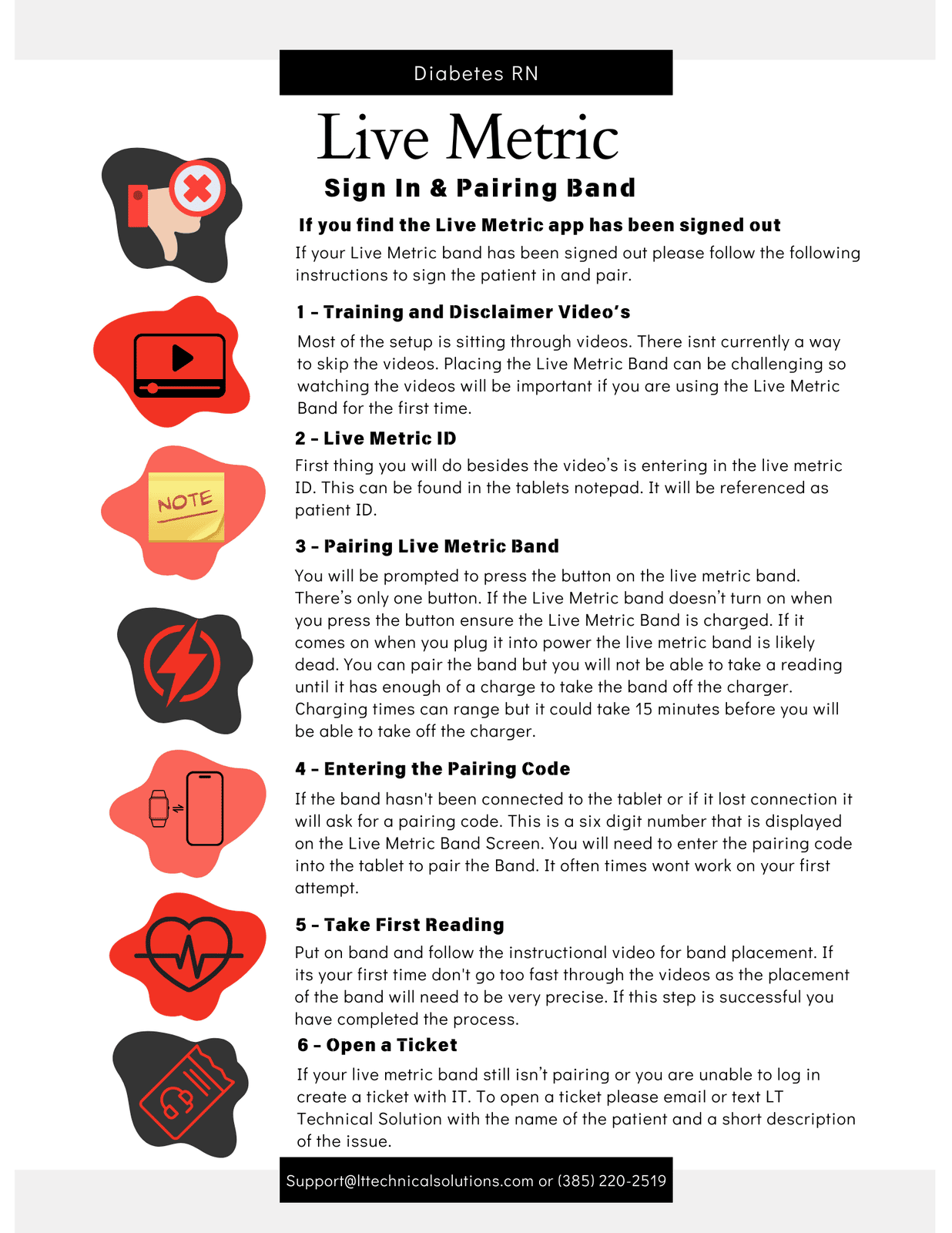 LiveMetric Sing-in and Pairing